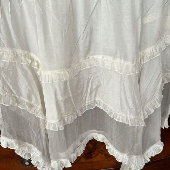 Free People X Brenda Knight Nigel Preston Fairy Chiffon Mini Skirt - Picture 3 of 5